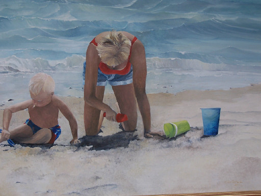 James and Cath at the Beach